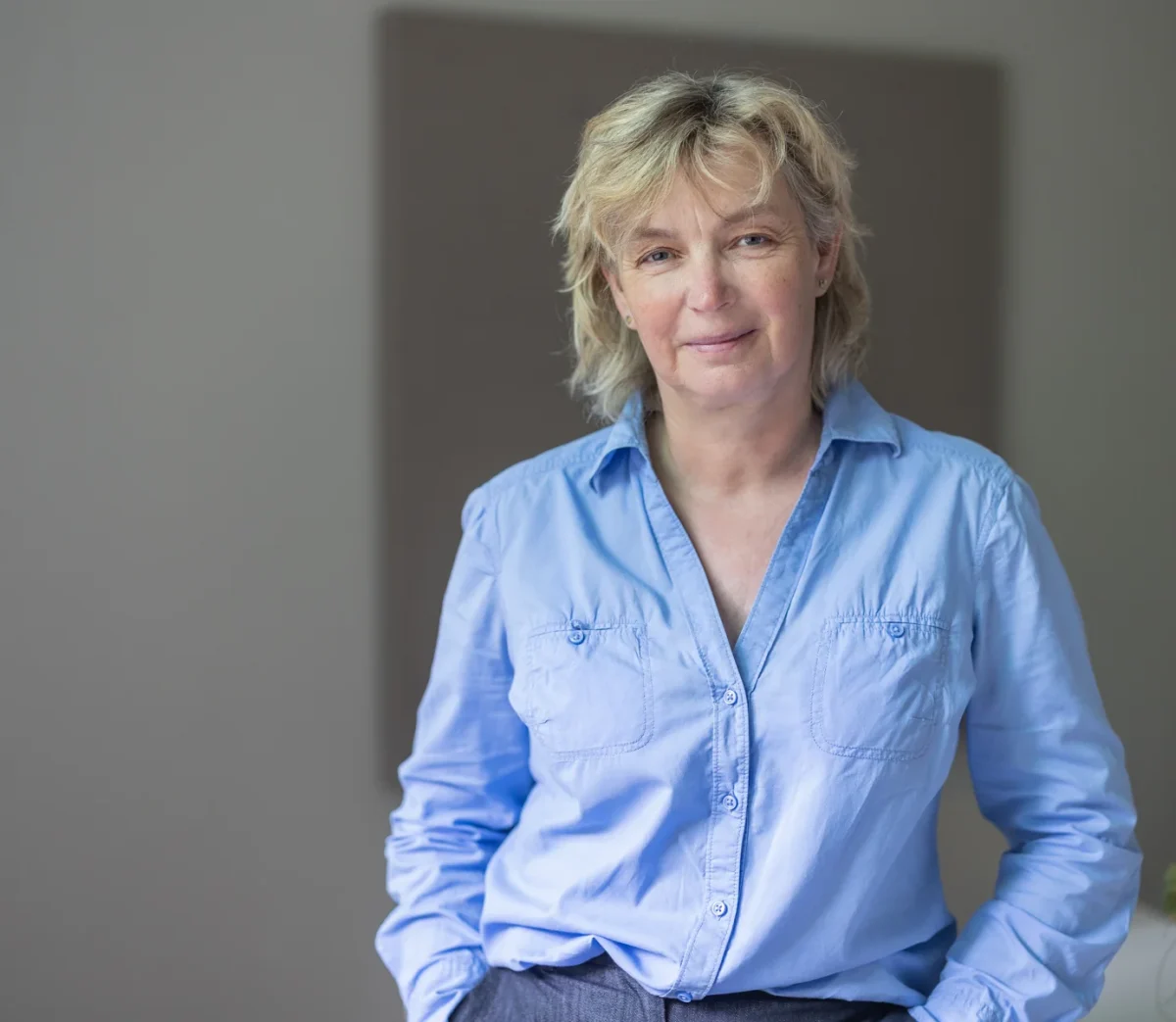 Elke Dannemann im Gutshaus